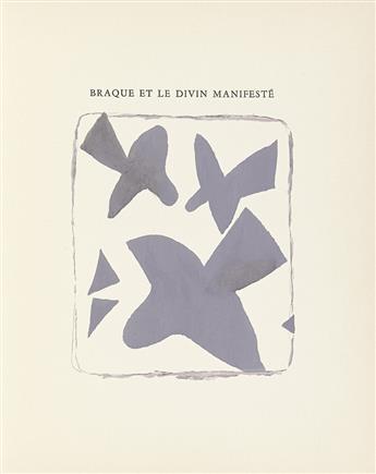 (BRAQUE, GEORGES.) Benoit, Pierre-André. Braque et le divin manifesté.